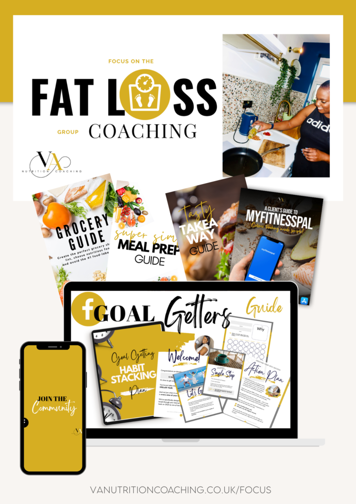Are you trying to lose weight, but not sure what to track for fat loss? Then you need a Coach! Focus on the Fat Loss Macros Group Coaching Programme for women who want accountability to track macros for fat loss.